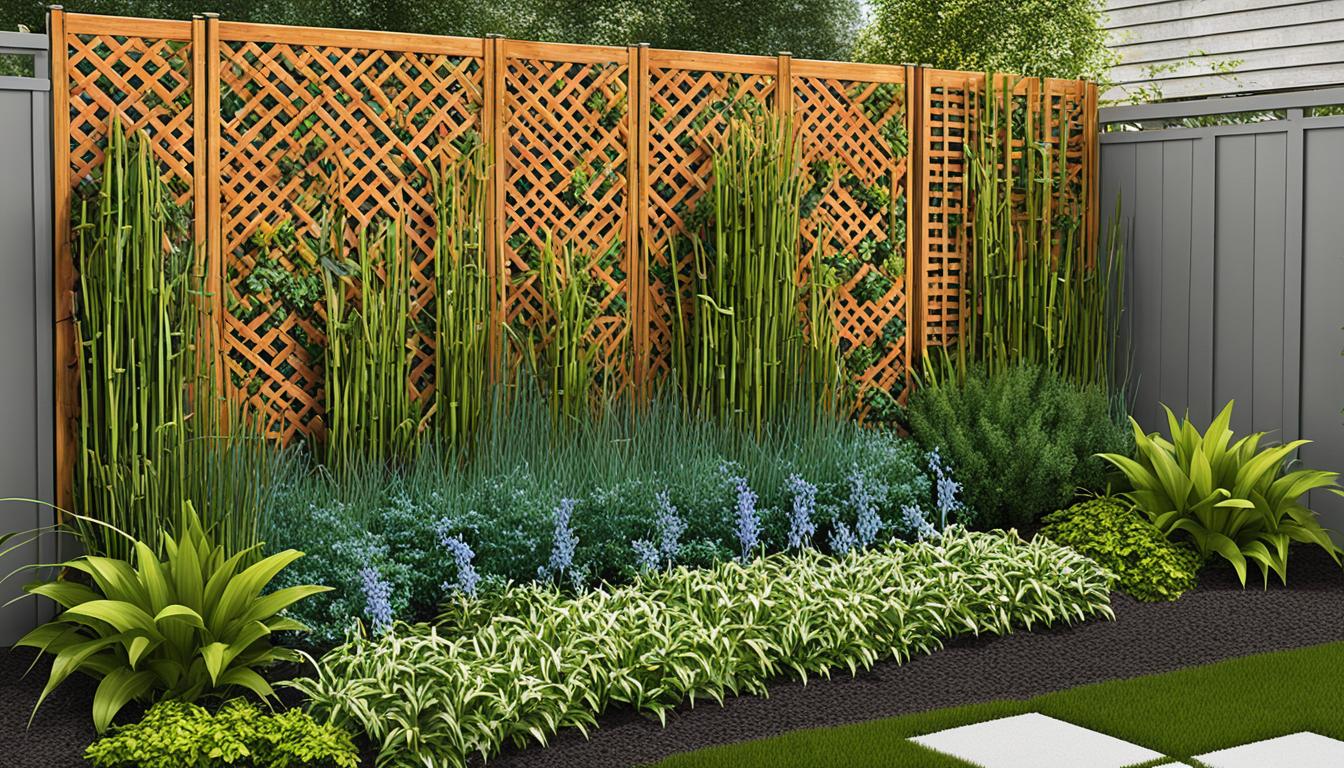kreativer sichtschutz für den garten