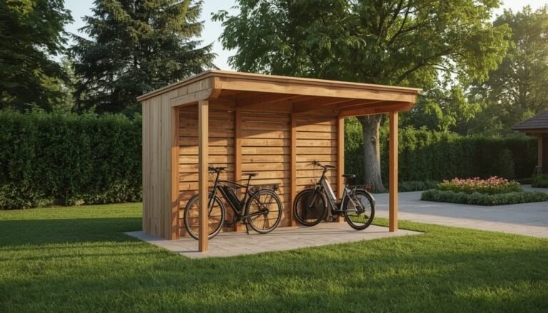 Fahrradunterstand im Garten: Planung, Bau und Genehmigung