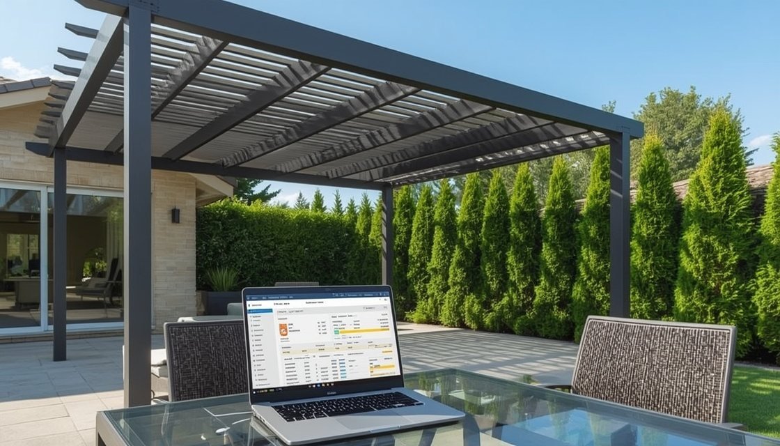 Pergola online konfigurieren: So geht's Schritt für Schritt